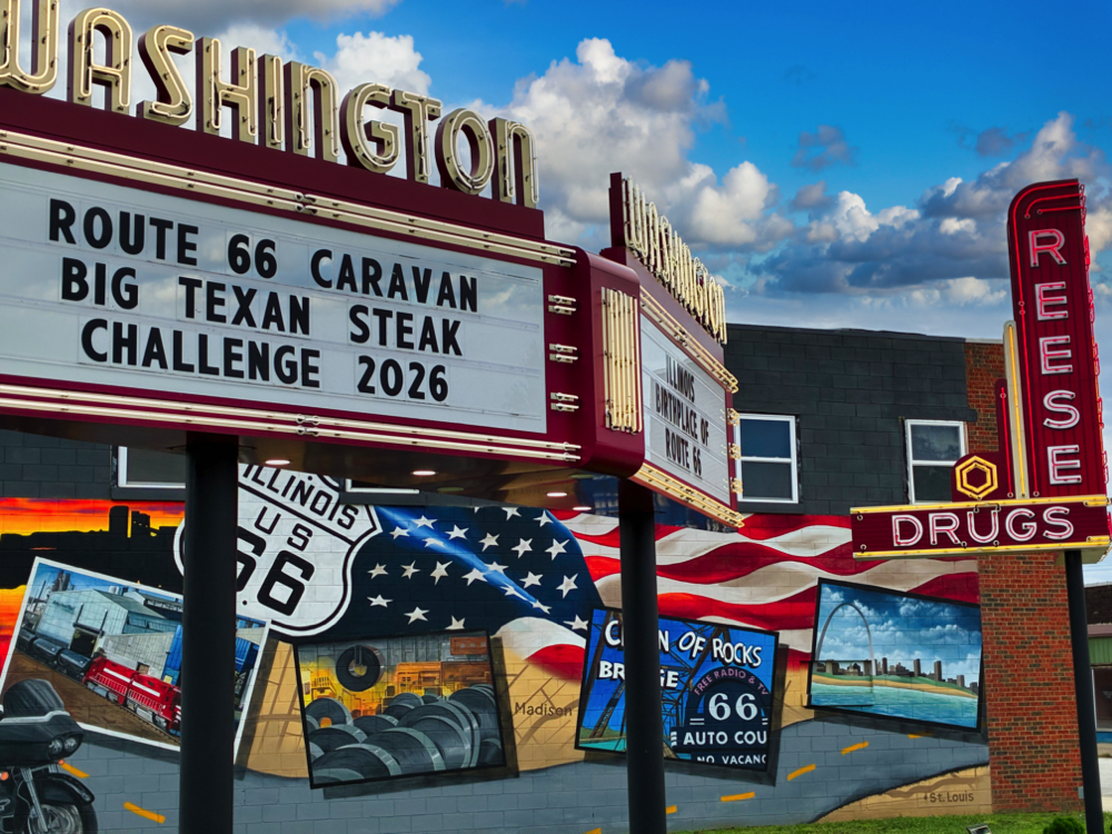 Image of Granite City Neon park with vintage signs